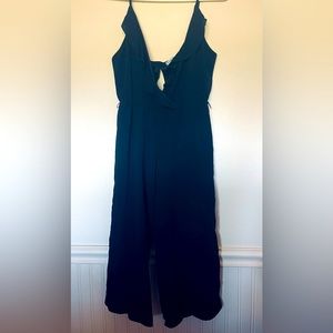 Velvet Torch black capri jumpsuit